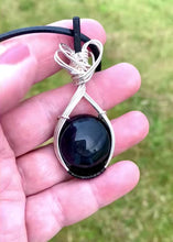 Load and play video in Gallery viewer, RAINBOW OBSIDIAN PENDANT
