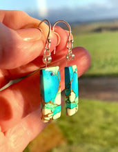 Load and play video in Gallery viewer, MOHAVE ICE BLUE EARRINGS
