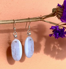 Load and play video in Gallery viewer, BLUE LACE AGATE  EARRINGS

