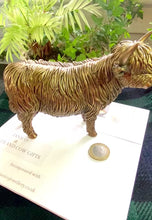 Load and play video in Gallery viewer, LARGE BRONZE HIGHLAND COW
